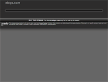 Tablet Screenshot of elogo.com